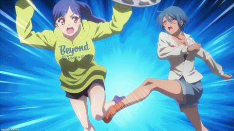 Goddess Cafe Terrace Episode 16 Valentina Ami Spill Coffee