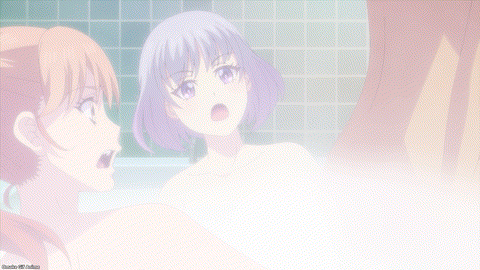 Goddess Cafe Terrace Episode 16 Valentina Falls Into Tub With Hekiru Moemi