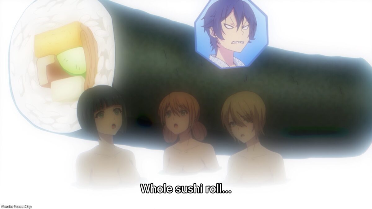 Goddess Cafe Terrace Episode 17 Hayato Sushi Roll