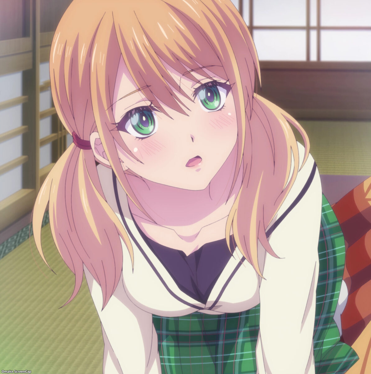 Goddess Cafe Terrace Episode 17 Riho Leans In