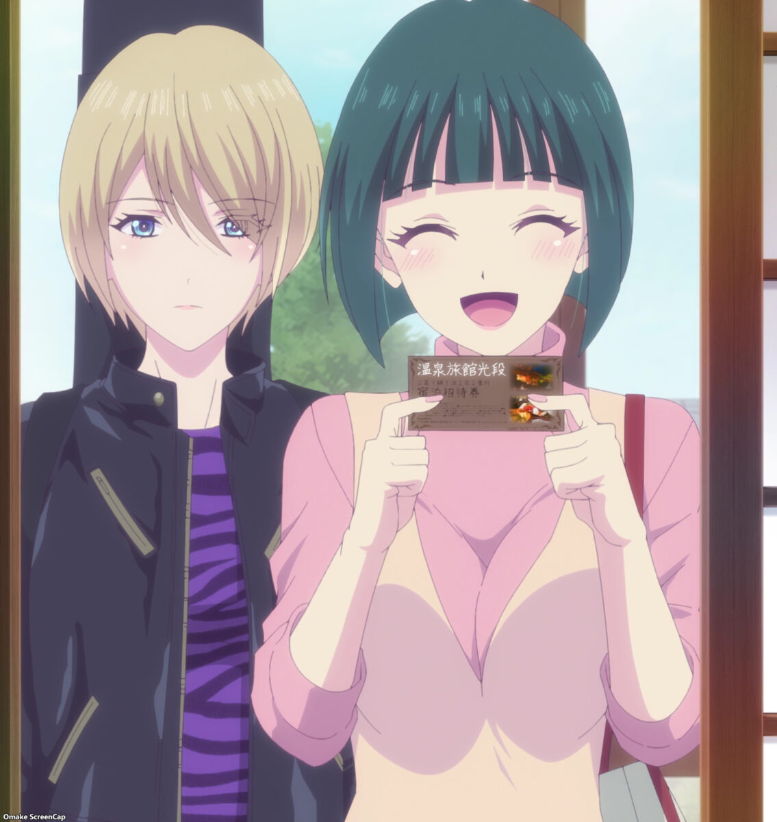 Goddess Cafe Terrace Episode 17 Shiragiku Akane Won Onsen Trip Raffle