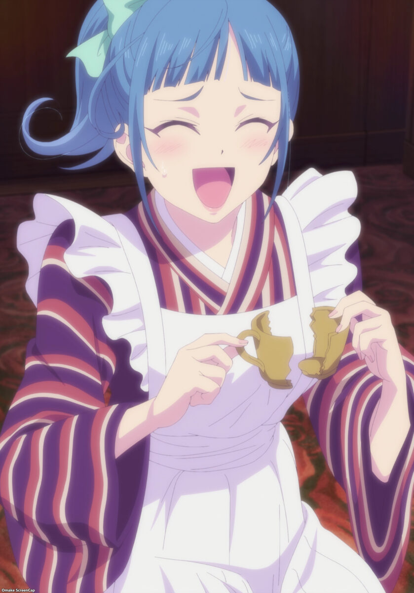 Goddess Cafe Terrace Episode 17 Tatsuta Breaks Teacup