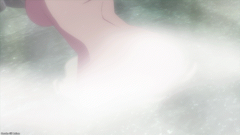 Goddess Cafe Terrace Episode 18 Akane Ouka Shiragiku Riho Enjoy Outdoor Bath