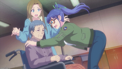 Goddess Cafe Terrace Episode 18 Ami Shakes Grandma Katsuyo