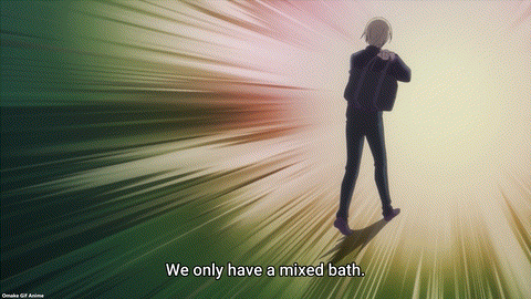 Goddess Cafe Terrace Episode 18 Mixed Bath Stops Akane