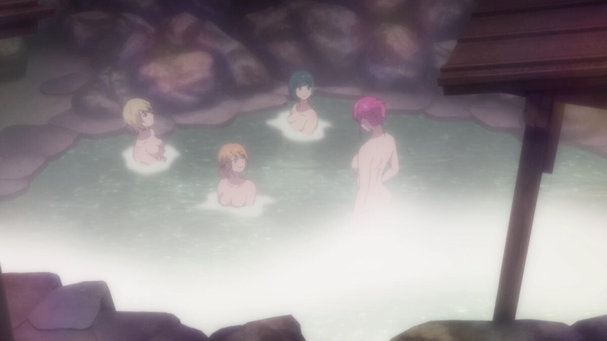 Goddess Cafe Terrace Episode 18 Talking To Ouka In Hot Spring