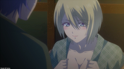 Goddess Cafe Terrace Episode 19 Akane Lowers Robe