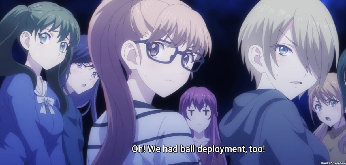 Goddess Cafe Terrace Episode 19 Girls React To Ball Deployment