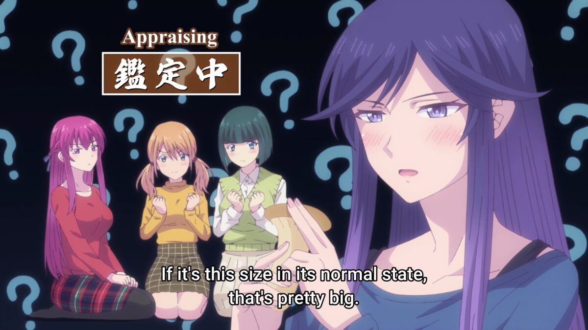 Goddess Cafe Terrace Episode 19 Mao Appraises Size