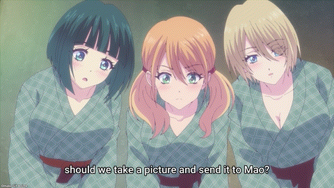 Goddess Cafe Terrace Episode 19 Mao Sushi Roll Expert