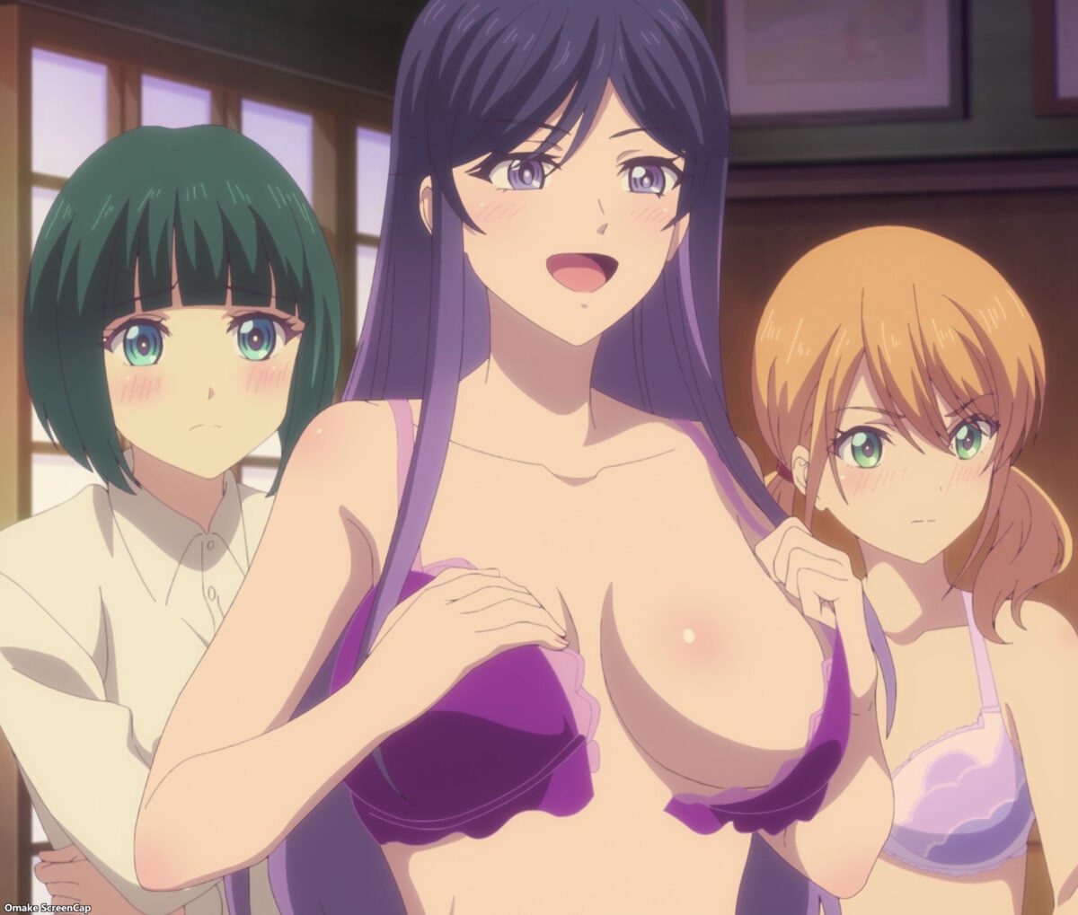 Goddess Cafe Terrace Episode 19 Mao Unhooks Bra