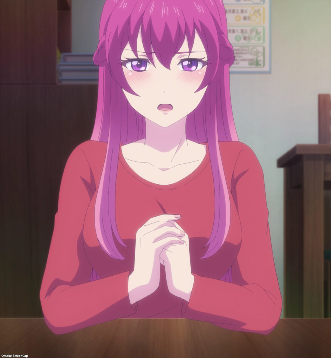 Goddess Cafe Terrace Episode 19 Ouka Explains Sushi Roll Sighting