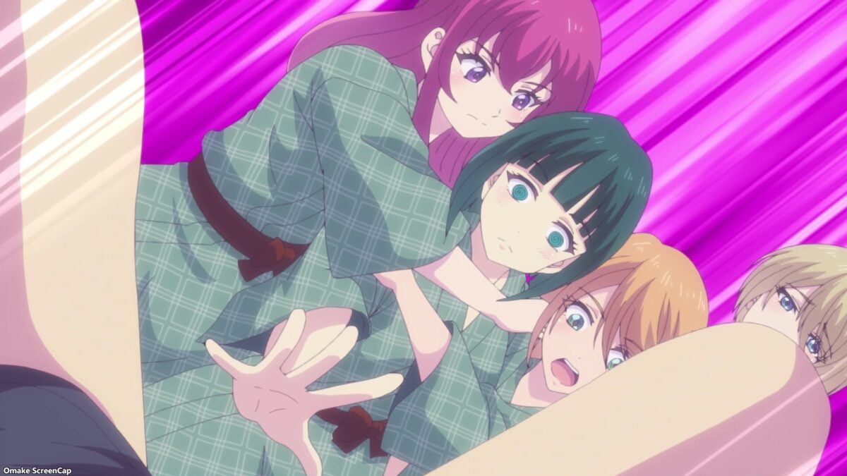 Goddess Cafe Terrace Episode 19 Ouka Holds Shiragiku Back