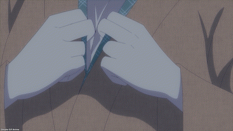 Goddess Cafe Terrace Episode 19 Shiragiku Compares Right Left Boobs