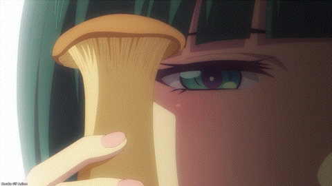 Goddess Cafe Terrace Episode 19 Shiragiku Follows King Trumpet Mushroom