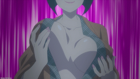 Goddess Cafe Terrace Episode 19 Shiragiku Pushes Hayato Through Wall