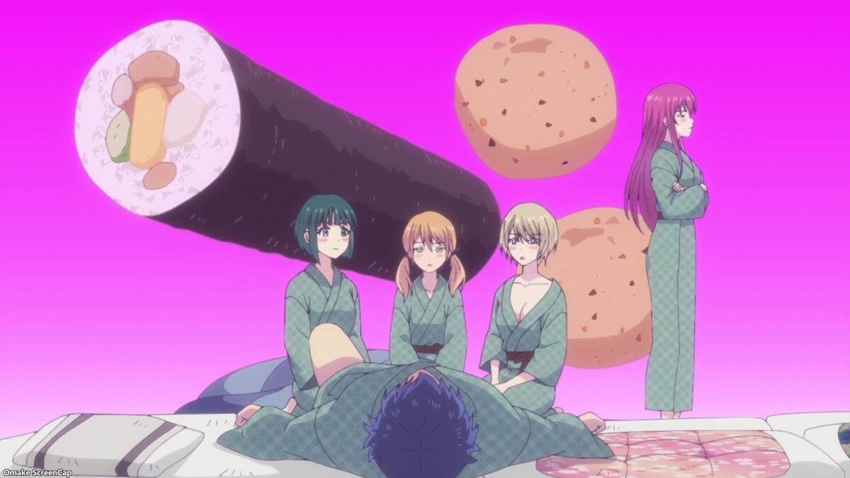 Goddess Cafe Terrace Episode 19 Sushi Roll And Tofu Balls