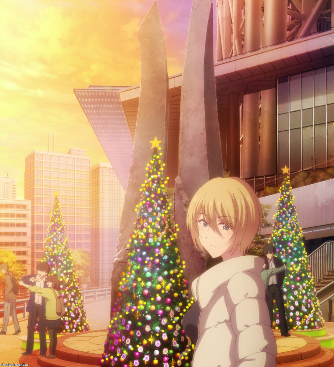 Goddess Cafe Terrace Episode 20 Akane Christmas Decorations