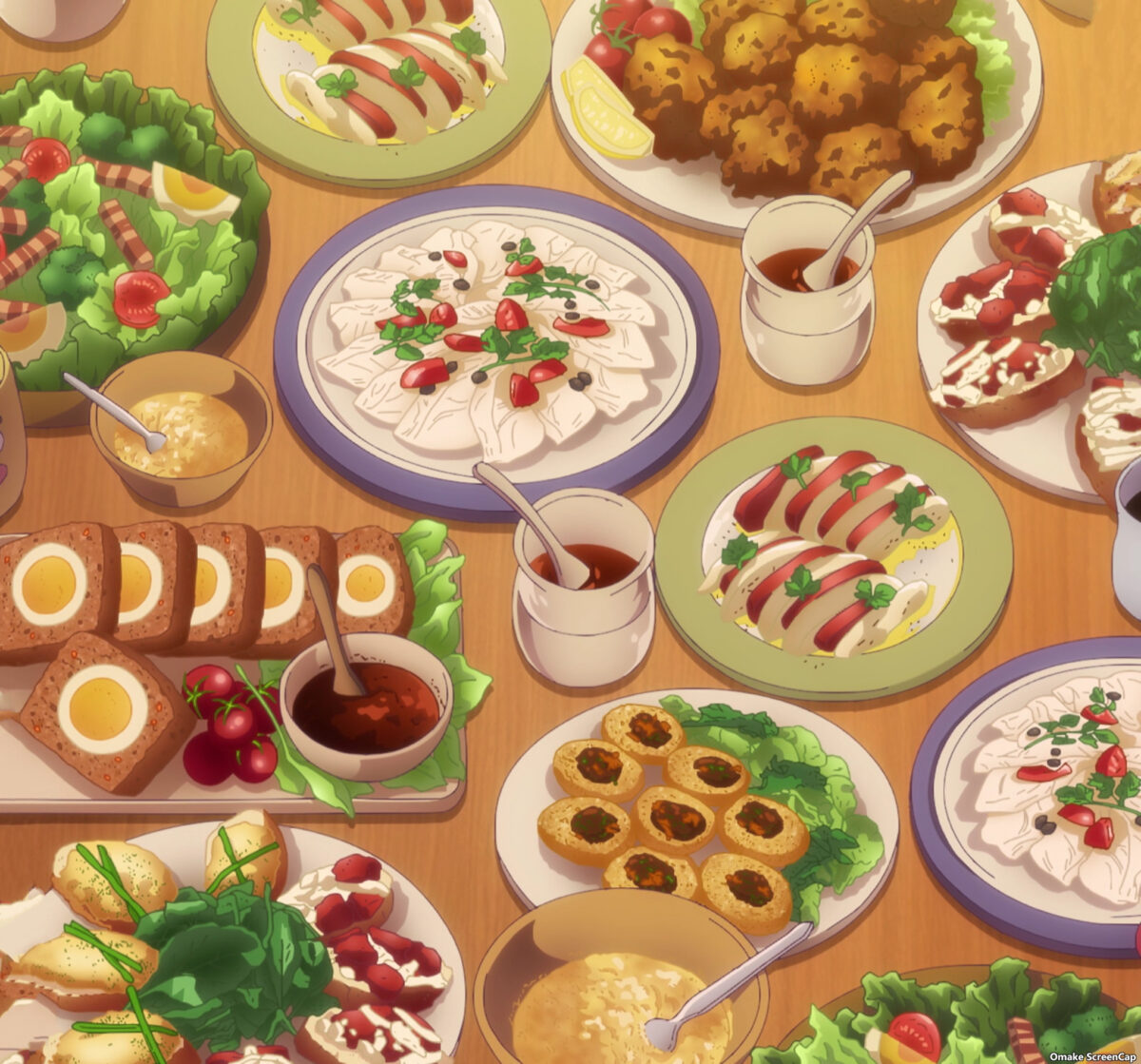 Goddess Cafe Terrace Episode 20 Birthday Party Spread