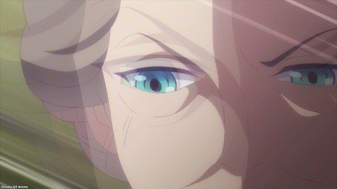 Goddess Cafe Terrace Episode 20 Grandma Youko Points Sword At Hayato