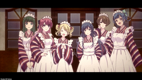 Goddess Cafe Terrace Episode 20 Hayato Holds Familia Portrait