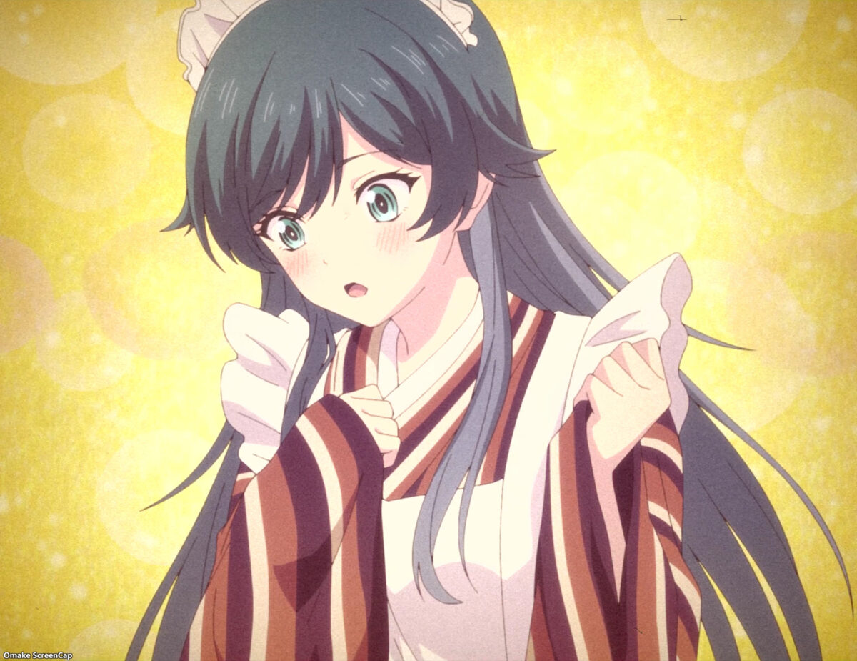 Goddess Cafe Terrace Episode 20 Young Akemi Wears Yaeyama's Uniform