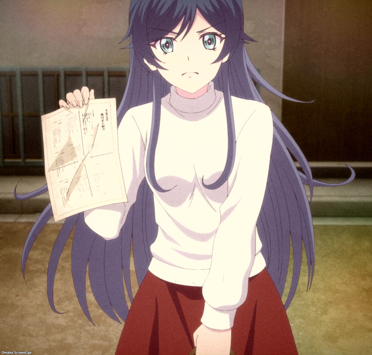 Goddess Cafe Terrace Episode 20 Young Sachiko Holds Up Employment Ad