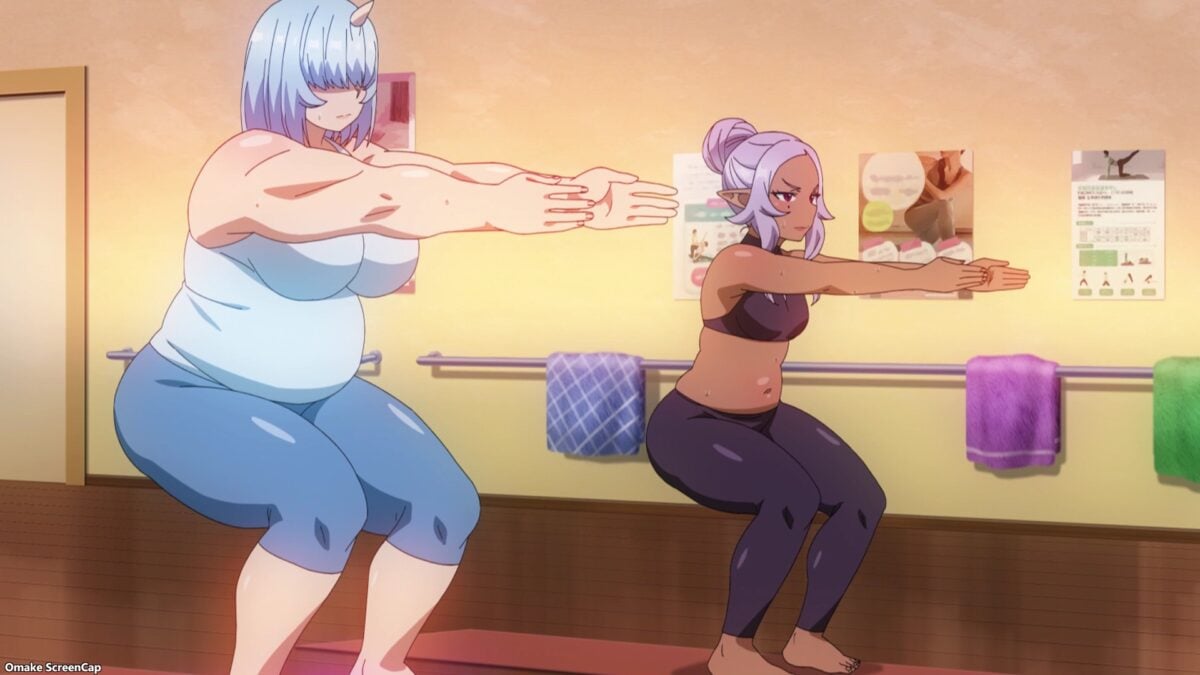 Plus Sized Elf Episode 8 Hitome Kuroeda Chair Pose