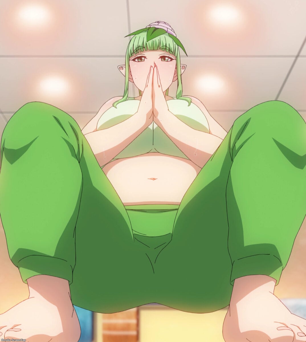 Plus Sized Elf Episode 8 Kusahanada Squat Pose