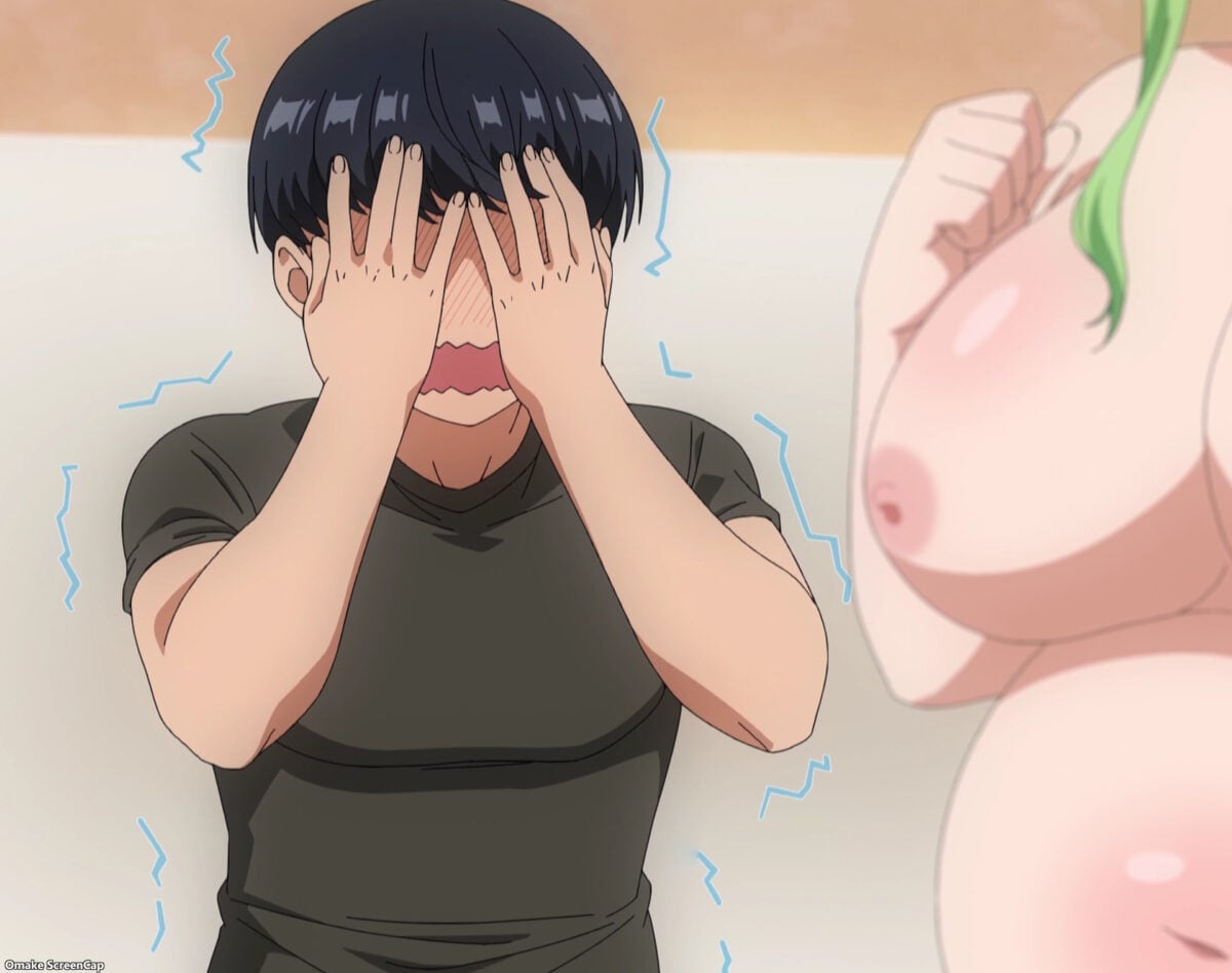 Plus Sized Elf Episode 8 Naoe Covers Eyes Kusahanada Naked Flesh