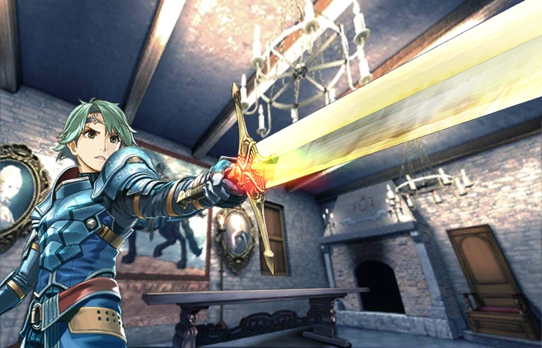 Alm Fire Emblem Left Handed