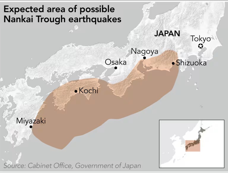 Nankai Trough Earthquake Region
