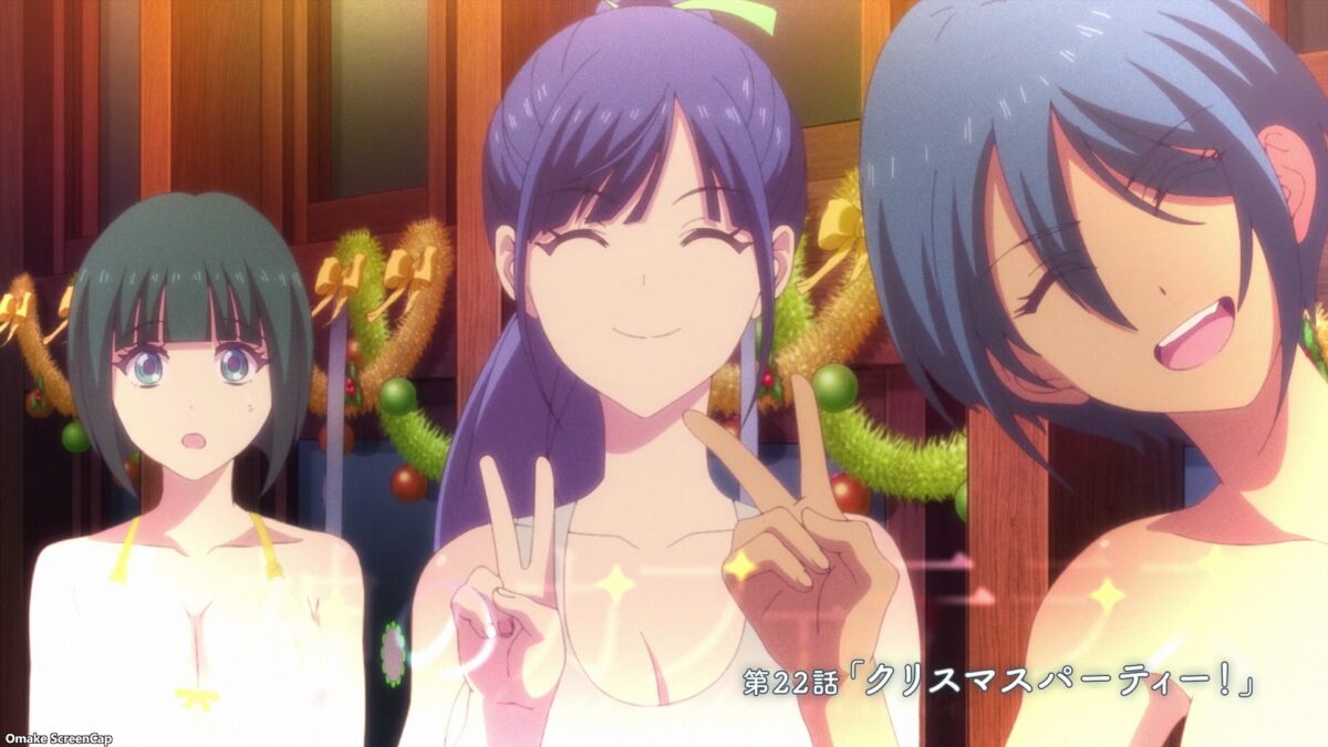 Goddess Cafe Terrace Episode 21 Preview Shiragiku Ami Valentina In Underwear