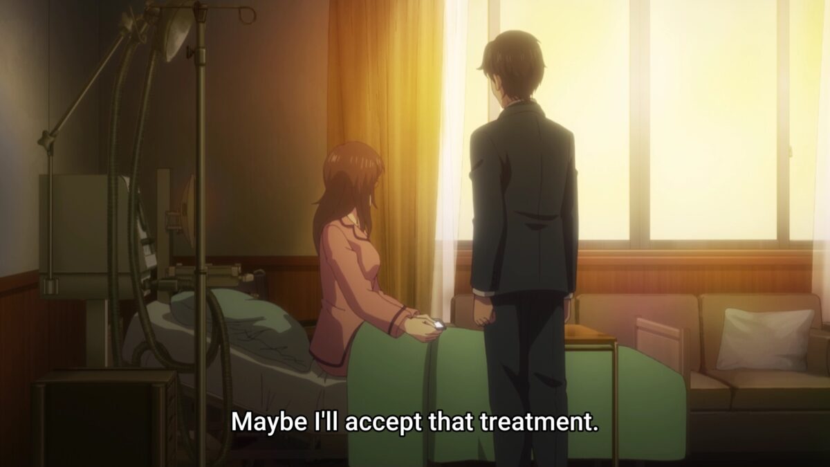 Goddess Cafe Terrace Episode 21 Riho Mother Agrees To Medicine