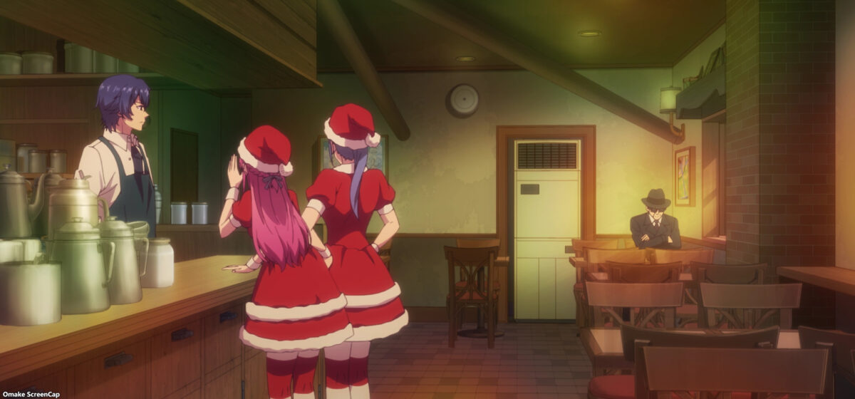 Goddess Cafe Terrace Episode 21 Shady Guy In Corner