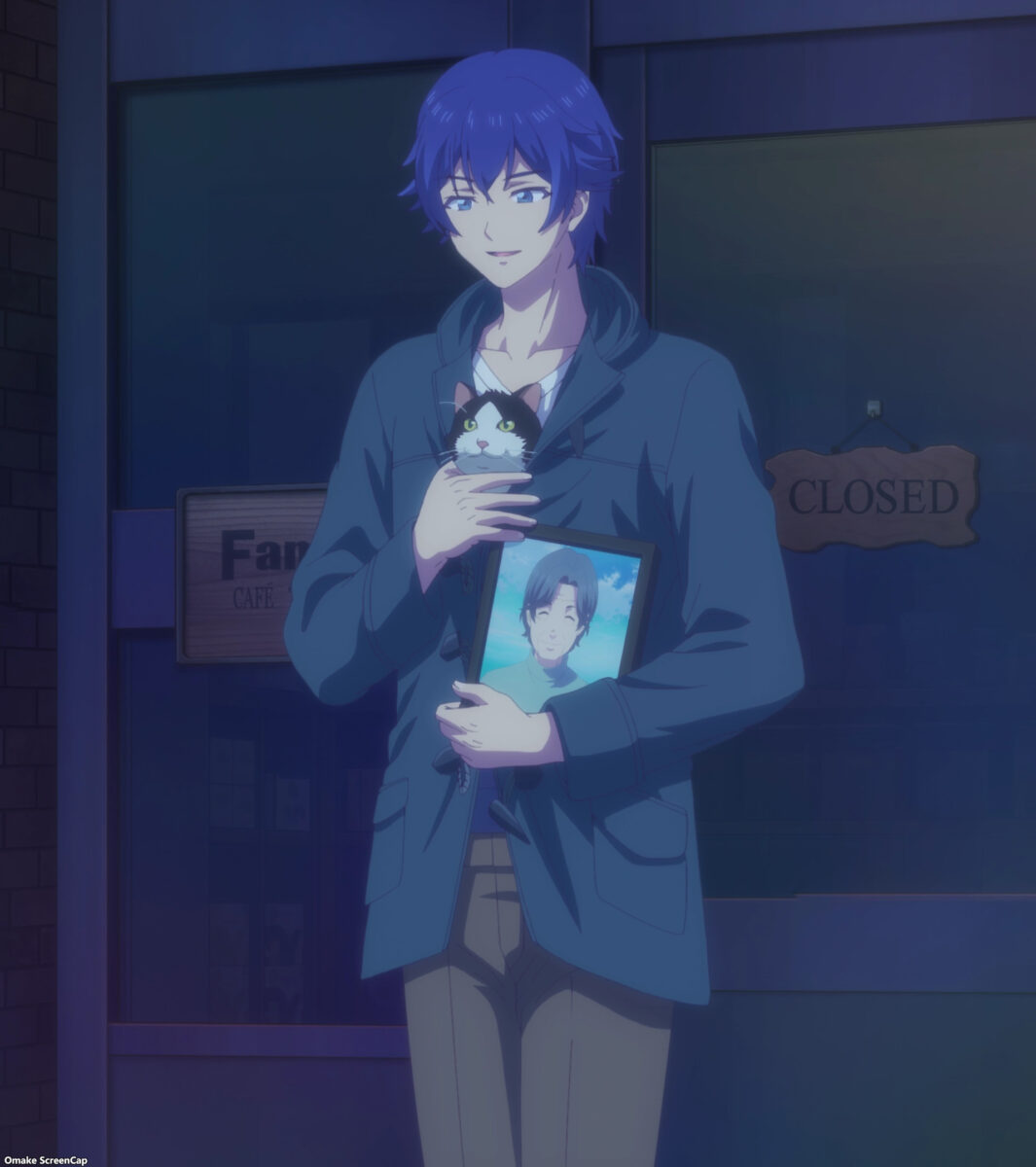 Goddess Café Terrace Episode 22 Hayato Carries Sachiko Cat And Portrait