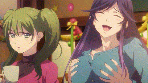 Goddess Café Terrace Episode 22 Mao Fondles Boobs