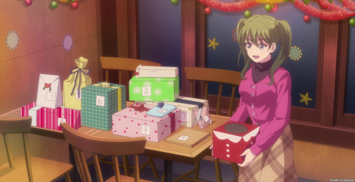 Goddess Café Terrace Episode 22 Ririka Raffle Gift Exchange