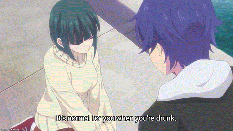 Goddess Café Terrace Episode 22 Shiragiku Learns About Drunk Behavior