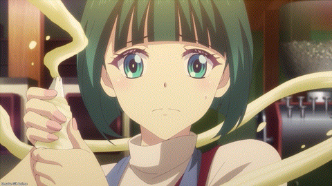 Goddess Café Terrace Episode 22 Shiragiku Squeezes Icing Tube