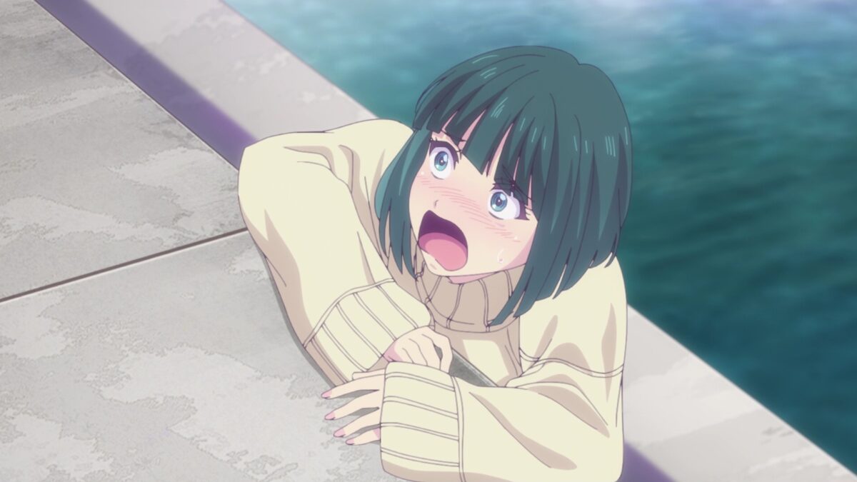 Goddess Café Terrace Episode 22 Shiragiku Struggles To Climb