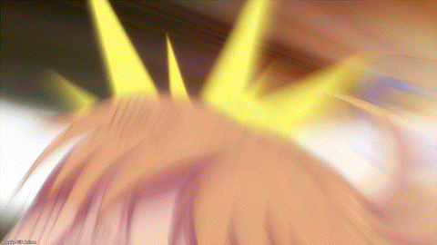 Goddess Café Terrace Episode 23 Ami Whacks Riho's Head