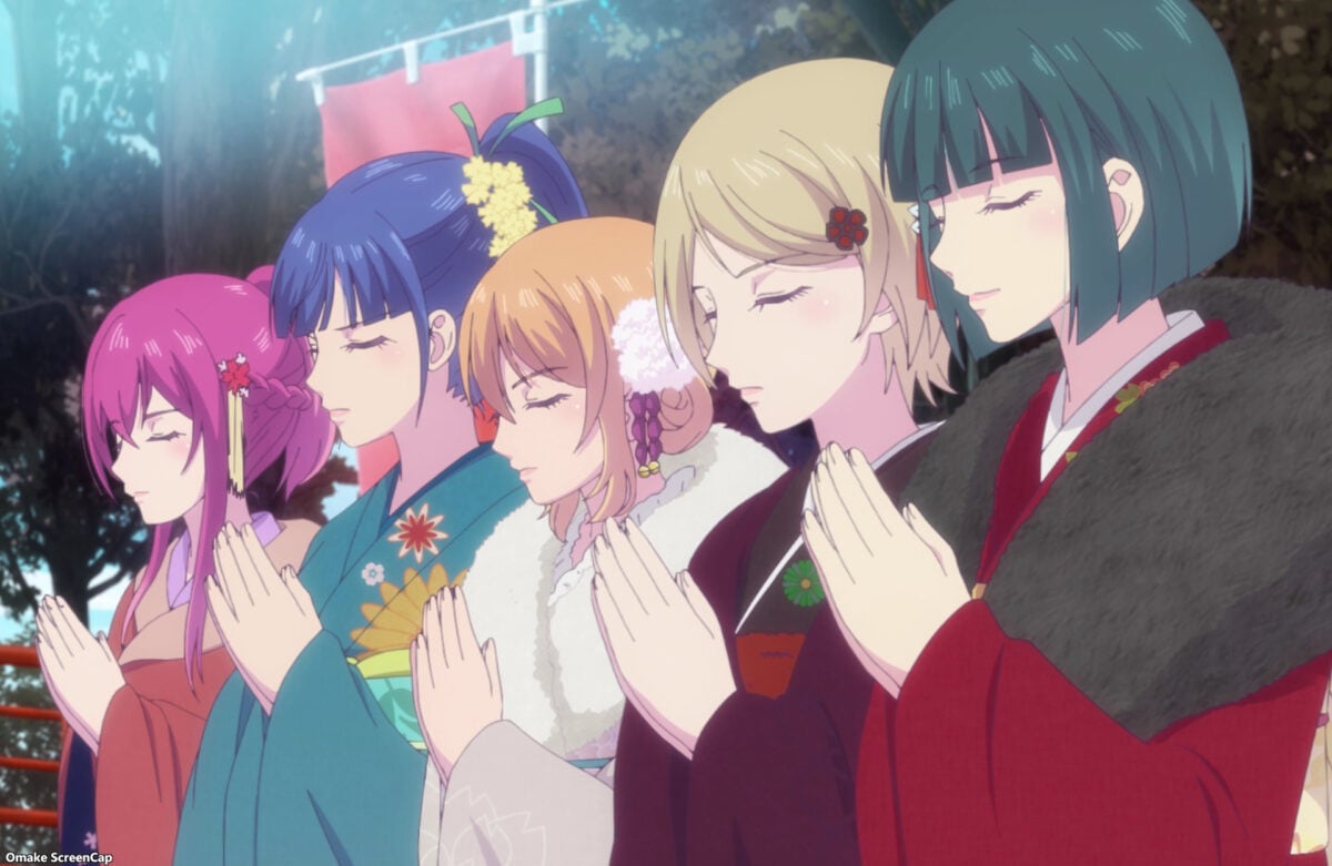 Goddess Café Terrace Episode 23 Familia New Year's Day Shrine Prayer