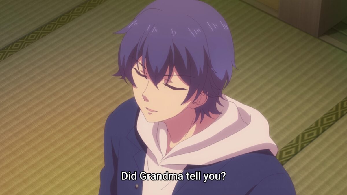 Goddess Café Terrace Episode 23 Hayato Ask About Grandma