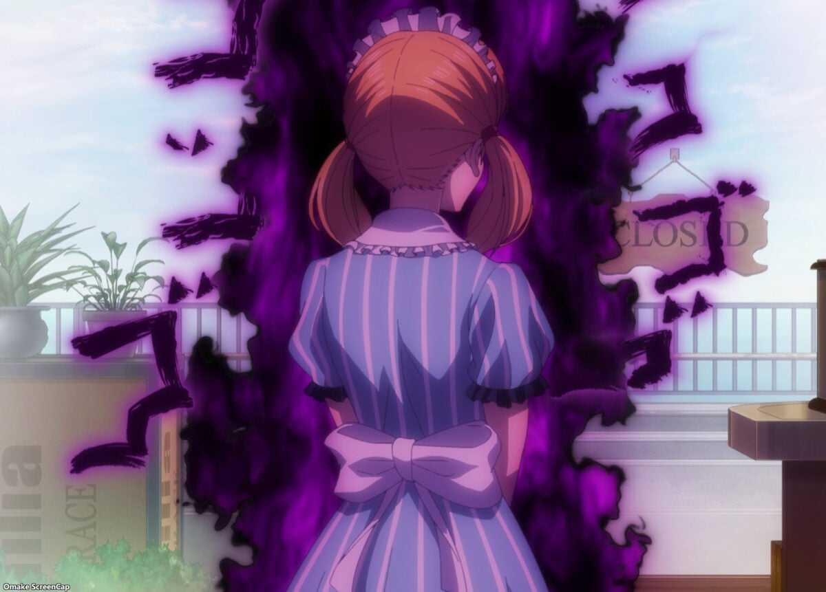 Goddess Café Terrace Episode 23 Riho Menacing Aura