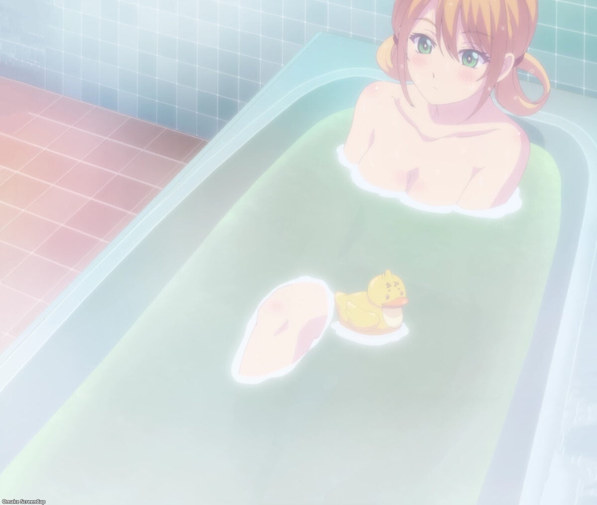 Goddess Café Terrace Episode 23 Riho Soaks In Bathtub