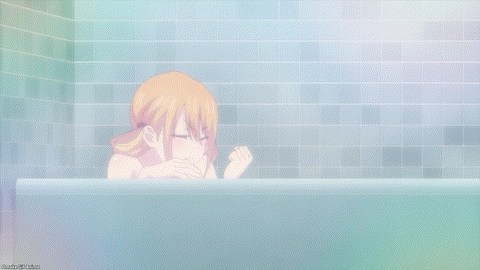 Goddess Café Terrace Episode 23 Riho Stands Up In Bathtub