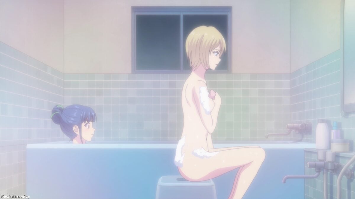 Goddess Café Terrace Episode 24 [END] Ami In Bathroom With Akane