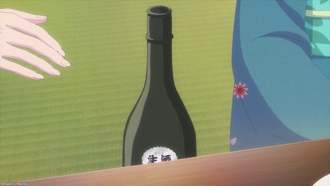 Goddess Café Terrace Episode 24 [END] Riho Chugs Sake Bottle