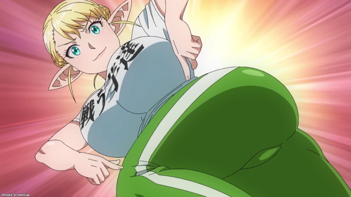 Plus Sized Elf Episode 11 Elfuda Points At Track Pants